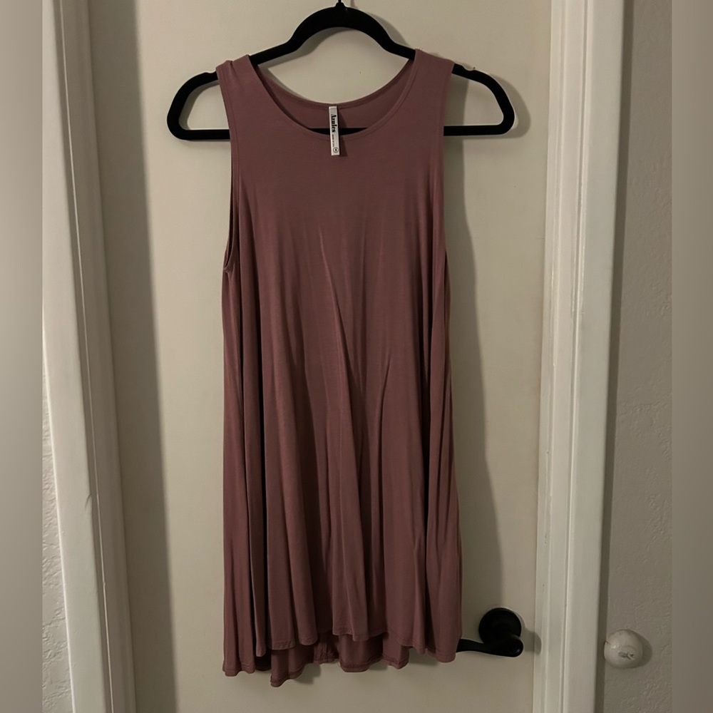 Sleeveless Mauve Dress